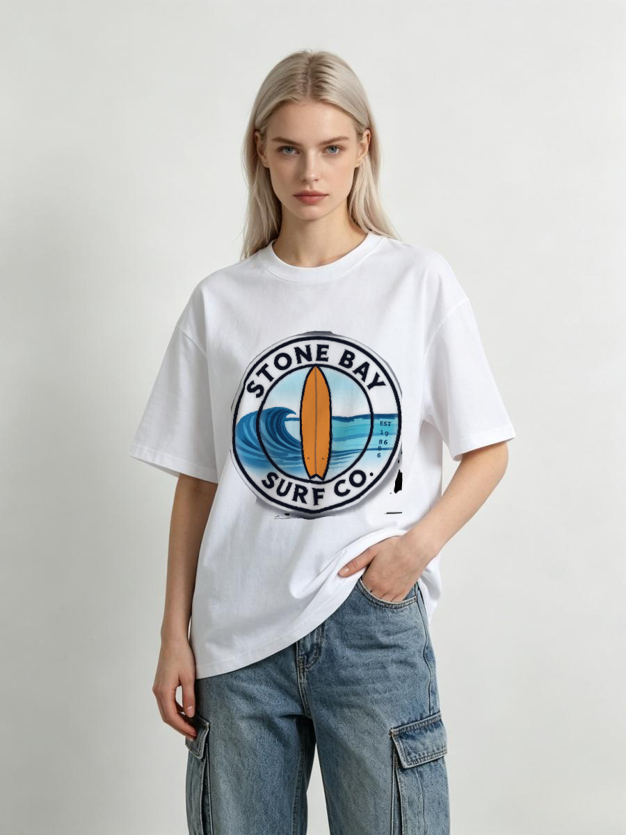 Spa Wellness Fort - T-Shirt con Texture a Nido d'Ape,