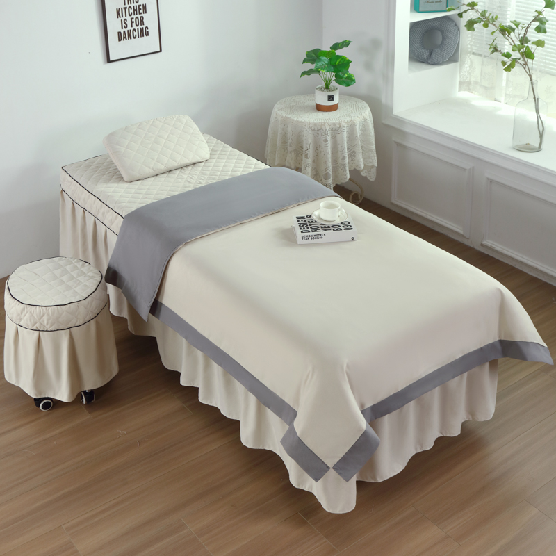 Spa Wellness Locations - 4 pezzi rosa set di biancheria