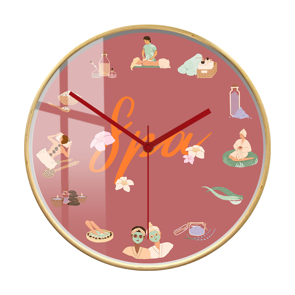 Orologio da Parete Silenzioso  - Spa Wellness And Beauty recensione e prezzo
