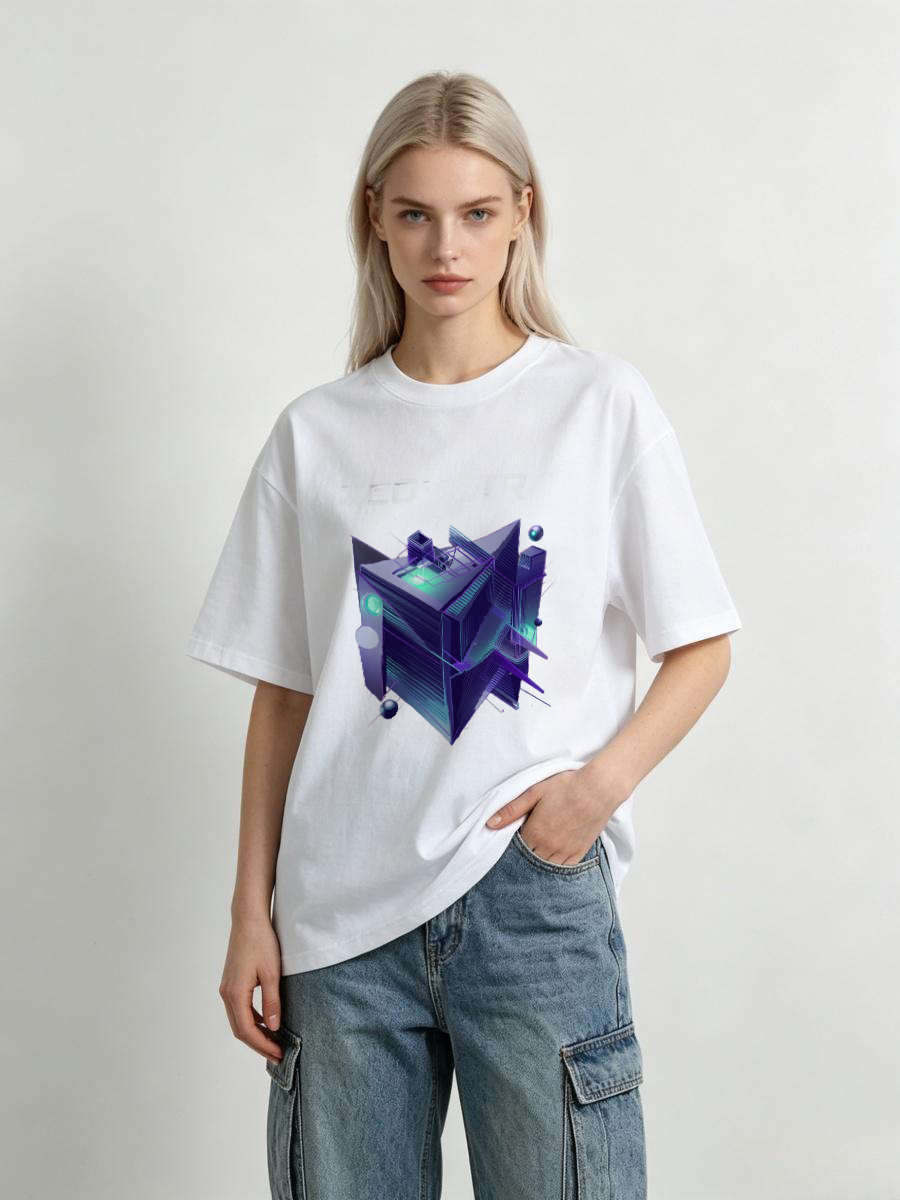 T-shirt in cotone da donna, st - Spa Wellness Fort recensione e prezzo