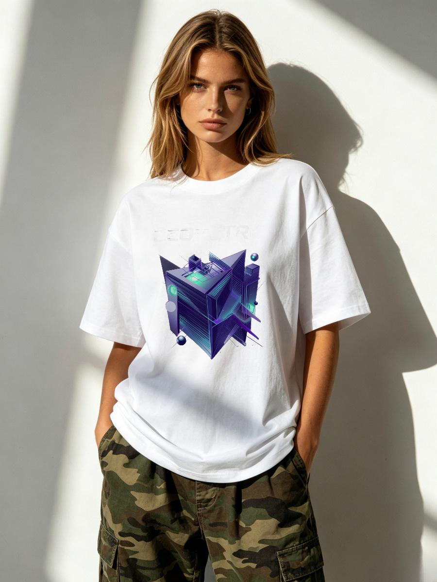 T-shirt in cotone da donna, st - Spa Wellness Fort recensione e prezzo